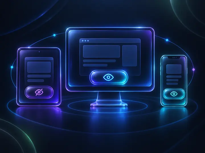 Nevrivo Contact Hub Pro Display Rules cihaz ve sayfa görünürlük kuralları