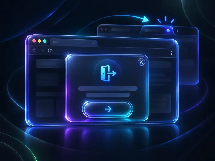 Nevrivo Contact Hub Pro exit popup ve browser tab attention sekme çağrısı